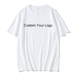 Vendita calda all'ingrosso cotone bianco stampa 3D Logo personalizzato stampato progetta <span class=keywords><strong>la</strong></span> <span class=keywords><strong>tua</strong></span> <span class=keywords><strong>t</strong></span>-<span class=keywords><strong>shirt</strong></span> Unisex personalizzata di marca - Product Image 1