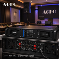 Amplificateur de puissance de classe H 4 canaux AOFO LX41200 LX41500 1200W 1500W avec transformateur toroïdal pour scène et karaoké