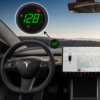 Tesla model y speedometer GPS head up, display HUD untuk semua mobil