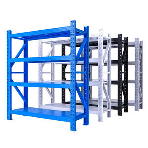 High Quality Durable Corrosion Protected Adjustable Warehouse Heavy Duty <b>Industrial</b> Metal Shelving Steel <b>Shelves</b> - Product Image 1