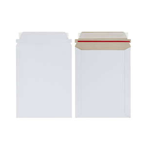 <span class=keywords><strong>Enveloppes</strong></span> de courrier en carton blanc rigides et plates personnalisées pour l'expédition de documents en gros - Product Image 6
