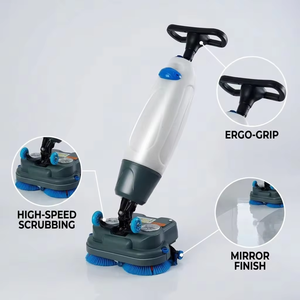 CleanHorse K3 Lavasciuga Pavimenti Professionale Compatta a Spinta Manuale con Doppia Spazzola per Ristoranti e Hotel - Product Image 5
