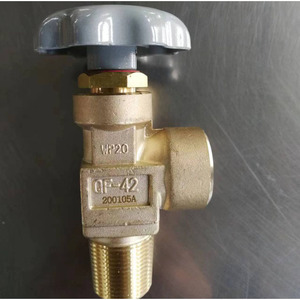 Vanne de coupure manuelle QF-2G1 1/2 pouce pour bouteille d'oxygène, contrôle manuel pour pression de 10-20 Mpa - Product Image 3