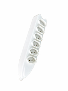 BX06 10A Conector Eléctrico Brasileño <span class=keywords><strong>de</strong></span> 6 Posiciones, <span class=keywords><strong>Regleta</strong></span> <span class=keywords><strong>de</strong></span> 6 Tomas <span class=keywords><strong>de</strong></span> Corriente <span class=keywords><strong>sin</strong></span> Interruptor - Product Image 5