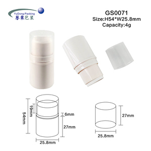 Ý tưởng mới trang điểm chai rắn Blush mỹ phẩm đường viền nổi bật bao bì rỗng Blush Stick container 4 gam nhựa OEM Vòng gs0071 - Product Image 6