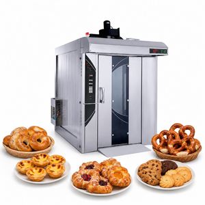 Horno Rotatorio para Hopia Filipina, Máquina para Hornear Challah Israelí, Máquina para Hacer Pan de Mantequilla de Ghana para Fábrica de Alimentos - Product Image 1