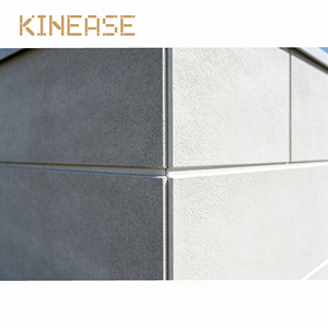 Panneau mural extérieur en fibrociment gris et blanc pour clôture de villa, parc, complexe, revêtement extérieur - Product Image 4