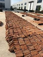 Briques réfractaires minces frittées par peau durable de brique d'argile rouge pour le matériel naturel antique solide de revêtement de mur