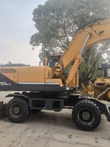 Pelle sur roues 210w-9t d'occasion, équipement de machine de construction, pelleteuse sur pneus, pelleteuse sur pneus d'occasion en stock - Product Image 2