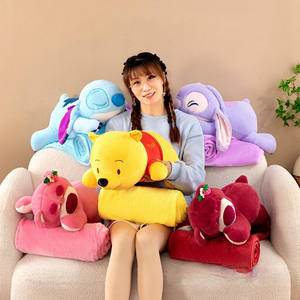 Peluche mignonne transfrontalière The Poole, jouet en peluche rigide, poupée ange pour enfants, coussin, couverture deux-en-un, vente en gros sur place - Product Image 2