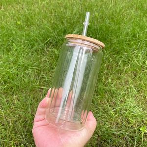 15oz 20oz Double Wall Skinny Tumbler <b>Snow</b> <b>Globe</b> Sublimation Glass with Bottom Hole <b>Snow</b> <b>Globe</b> Mugs Fit 3mm Glitter for Vinyl - Product Image 3