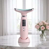 Appareil de lifting du visage à micro-courant, appareil de sculpture du visage, machine de beauté avec 5 fonctions ° Soins rafraîchissants pour le visage et le cou
