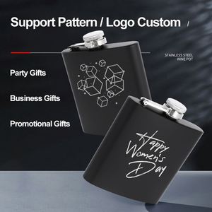 Custom Logo 6oz Male <strong>Alcohol</strong> Whisky Wine Stainless Steel Hip Flask LED Temperature Cover Hot/Cold Retention Business <strong>Gift</strong> - Product Image 4