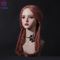Tête de Mannequin Luxe Réaliste Schaufensterpuppe Magnifique Tête de Mannequin Humaine Personnalisable Stable pour Centre Commercial