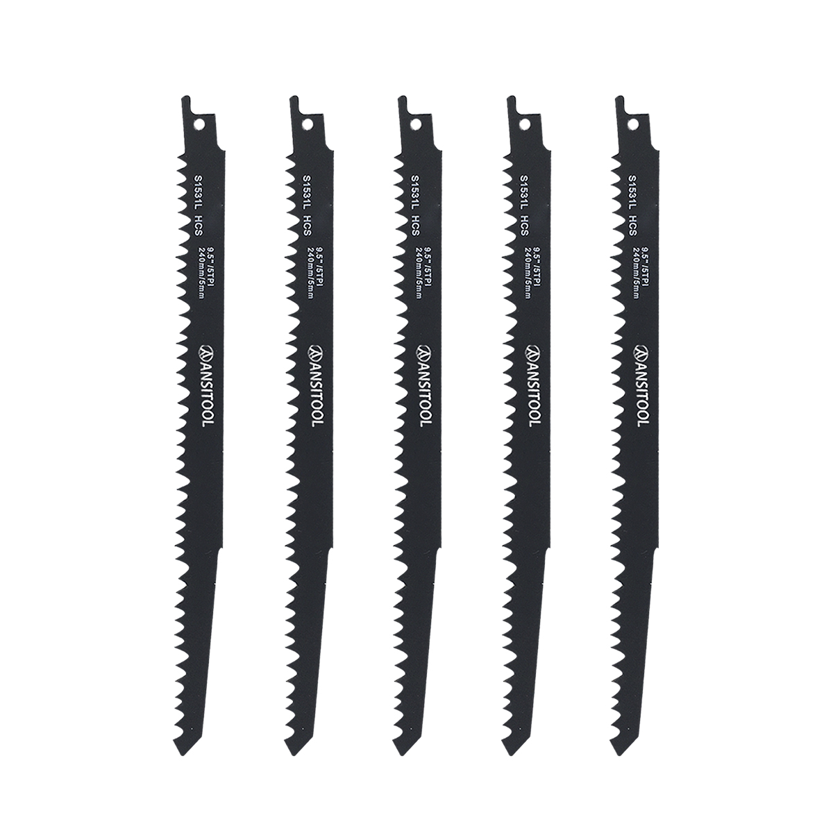 S1531L 5 зубьев 240 мм лезвие пилы с возвратно-поступательным движением полотна, инструмент для резки древесины