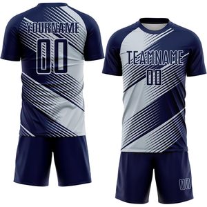Conjunto de Uniforme de Fútbol Sublimado Personalizado, Unisex para Adultos, Transpirable, con Pantalones Cortos Impresos y Personalizados, 180 Gramos, Cuello Redondo - Product Image 1