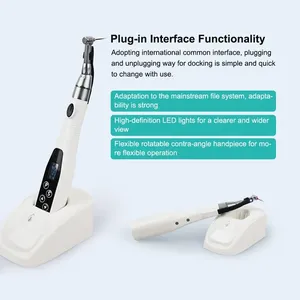 Elijah Moteur endo à LED dentaire sans fil 16:1 Tête de réduction de contre-angle Pièce à main dentaire basse vitesse Electricité Endodoncia - Product Image 3