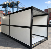 Maison conteneur portable préfabriquée avec isolation thermique et panneaux isolants pour le logement des camps de travail internationaux – Fourniture pour projets d'appel d'offres