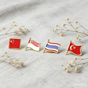 Épingles en émail <span class=keywords><strong>YTX</strong></span> à la mode avec drapeau national, design moderne, impression numérique, en alliage de zinc, pour collectionneurs, vente en gros personnalisée - Product Image 3