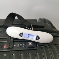 Balance numérique LCD de 50kg valise électronique portable sac de voyage à poignée suspendue fonction de tare balance à bagages