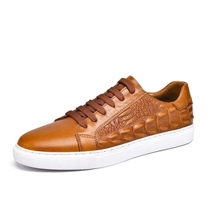 Chaussures de sport rétro décontractées pour hommes, baskets tendance avec fermeture éclair, confortables, en cuir et maille, pour skateboard, printemps-hiver - Product Image 3