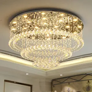 Jyiluminação moderna de cristal de luz de led, decoração para quarto, casamento, chique, design ao vivo