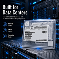 Untuk Intel Solidigm D3-S4520 SSDSC2KB038TZ01 3.84TB Enterprise SATA SSD, 2.5" 7mm SATA 6Gb/s TLC Server Solid State Drive