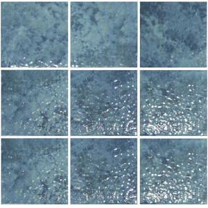 Carreaux de sol extérieurs bleus en pierre de sable 150x150mm Carreaux de mosaïque en porcelaine <span class=keywords><strong>Piscine</strong></span> - Product Image 6