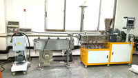 Granulateur à double vis ZS-433, machine de granulation de plastique, extrudeuse de compostage de polymères pour le traitement du plastique