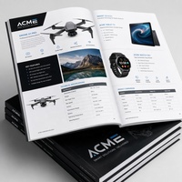 Service d'impression de catalogues personnalisés, impression de livres à couverture souple, impression de brochures format A4 A5 pour la présentation de produits commerciaux
