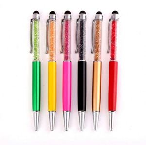 Promotional Gorgeous <b>Color</b> Glitter Crystal Metal Ball <b>Pen</b> with Custom Logo Packaging - Product Image 1