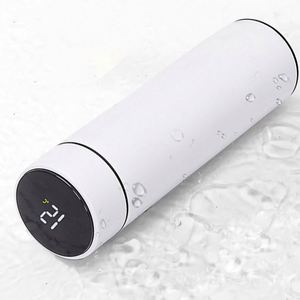 Bouteille d'eau intelligente personnalisée avec logo, thermos, gobelet isotherme numérique avec affichage LED de la température, flacons sous vide avec logo, échantillons gratuits - Product Image 3