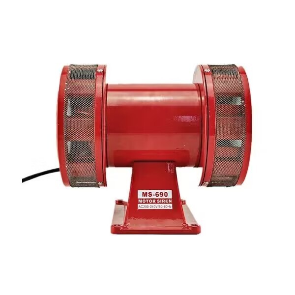 MS-690 220V 170db Motor Driven Air Raid Siren Metal Horn Double Industry Boat Alarm