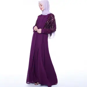 2024 estate abbigliamento islamico Cardigan Sushi con paillettes Abaya-Kimono/caftano Femm Dubai Abaya abiti musulmani