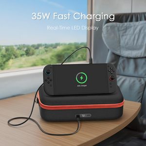 충전 케이스 닌텐도 스위치 2 20,000mAh 리튬 폴리머 배터리 보조 배터리 하드 쉘 보호 휴대용 가방 여행용 35W - Product Image 4