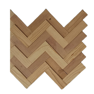 Cổ Điển Gỗ Màu Chevron Shape Wall Panel Tái Chế Gỗ Tính Năng Tường Ốp 3d Oak Wall Panels - Product Image 5