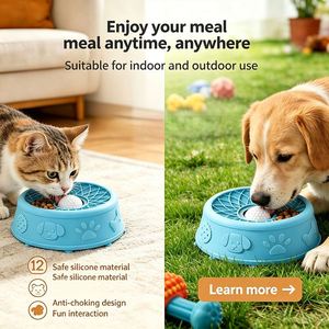 Gamelle à lécher liquide personnalisable pour chien, alimentation lente, antidérapante, facile à nettoyer, jouet alimentaire anti-anxiété pour chien - Product Image 4