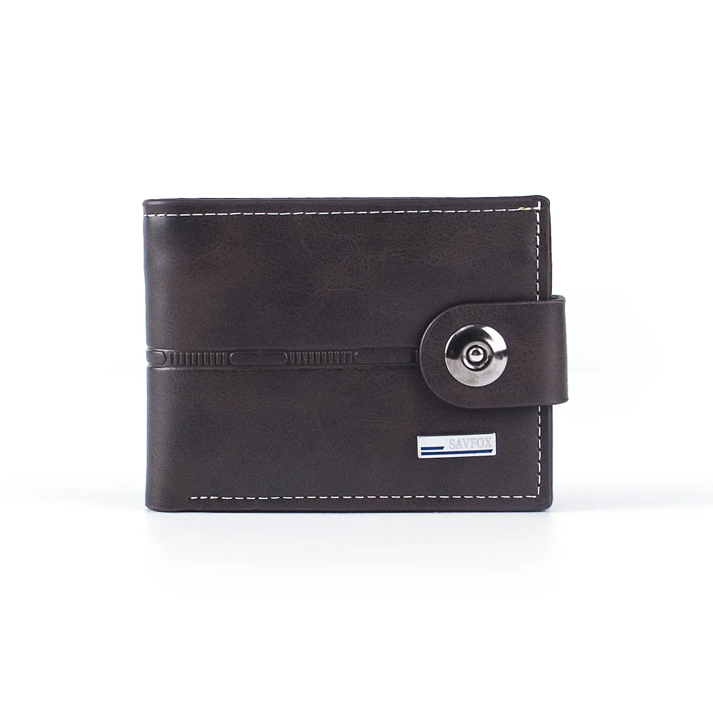 Wholesale Fashion Bifold PU Leather Wallet Set Leather Mens Short Wallet