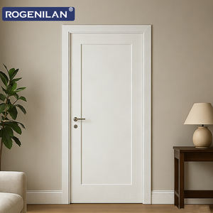 ROGENILAN Portes intérieures en bois composite minimalistes résistantes à l'humidité, <span class=keywords><strong>porte</strong></span> de séparation à économie <span class=keywords><strong>d</strong></span>'énergie pour les maisons - Product Image 1