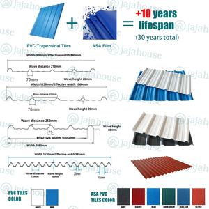 Excellent revêtement <span class=keywords><strong>de</strong></span> toit trapézoïdal résistant à la corrosion nouvelle tuile incurvée en plastique ASA <span class=keywords><strong>PVC</strong></span> Design moderne pour les hôtels - Product Image 6