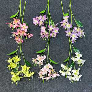 Fleur artificielle de jasmin unique en PU pour impression 3D, décoration maison et mariage, ornements floraux artificiels en gros - Product Image 1