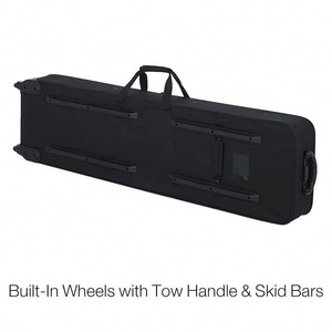 Fábrica BSCI, China OEM, Estuche Portátil Acolchado con Ruedas para Instrumentos Musicales, Bolsa para Teclado de Piano de 61, 76 y 88 Teclas - Product Image 5