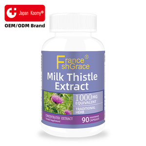 Fabricante Mayorista de Suplemento de Extracto de Cardo Mariano Vegano, 1000 mg para el Apoyo Hepático, 90 Cápsulas de Extracto de Cardo Mariano - Product Image 1