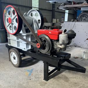 Trituradora de Mandíbulas Móvil Diésel PE 250x400 de 20 Toneladas por Hora, Trituradora de Piedra Pequeña, Mini Trituradora Portátil con Motor Diésel - Product Image 5