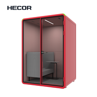 Cabine téléphonique de bureau portable insonorisée pour webcasting en direct et studio de musique vocale