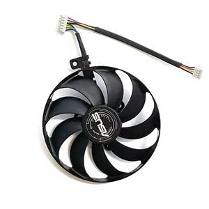 7PIN T129215SY 87มม. พัดลม GPU RTX2080TI สำหรับ Asus RTX2070 ROG threx-<span class=keywords><strong>GeForce</strong></span> RTX 2060 Super 2080 Ti RX <span class=keywords><strong>5600</strong></span> <span class=keywords><strong>XT</strong></span> RX กราฟิก5700XT Fa - Product Image 4