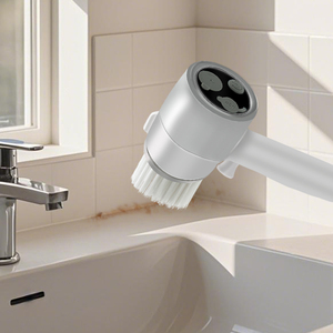 Nhà Bếp Công Cụ Làm Sạch 5 Trong 1 Sạch Hơn Phòng Tắm Bồn Tắm Sạch Bàn Chải Quay Scrubber Điện Làm Sạch Bàn Chải Để Rửa chén Bồn Rửa - Product Image 2