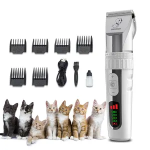 Produits professionnels pour animaux de compagnie toilettage électrique pour animaux de compagnie tondeuse USB épilateur peignes outils de démêlage pour chien à cheveux longs