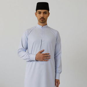 Precio de Fábrica, Túnica Moderna para Hombre, Plisada, Sin Plancha, Crepé Cey, Corte Ajustado, Cekak Musang Raya 2025, Disponible para Dropshippers - Product Image 5