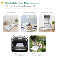 Matelas en mousse à mémoire de forme haute densité personnalisé rouleau dans une boîte Matelas compact pliable facile à ranger matelas pliable simple pour le camping